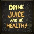 urge to drink juice and be healthy